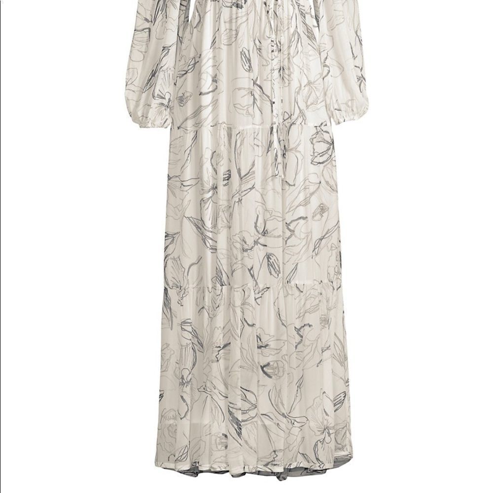 Milly Pierce Off-The-Shoulder Maxi Dress‎ - Picture 2 of 5